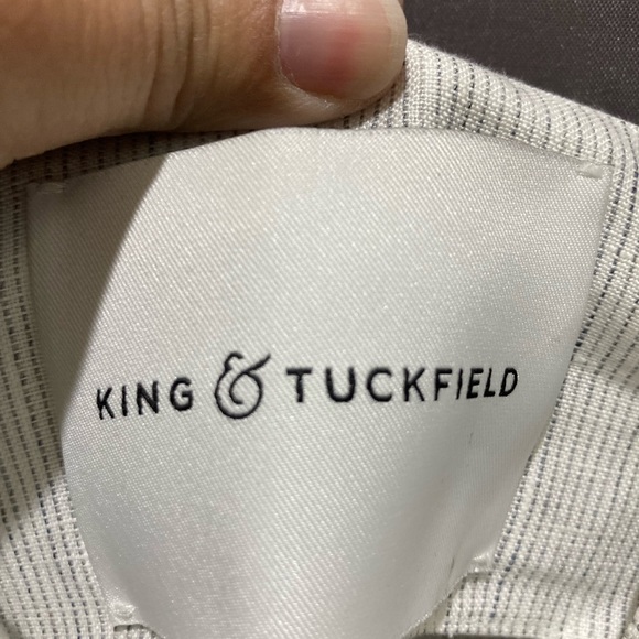 King & Tuckfield Pin Striped Jumpsuit - Picture 2 of 6